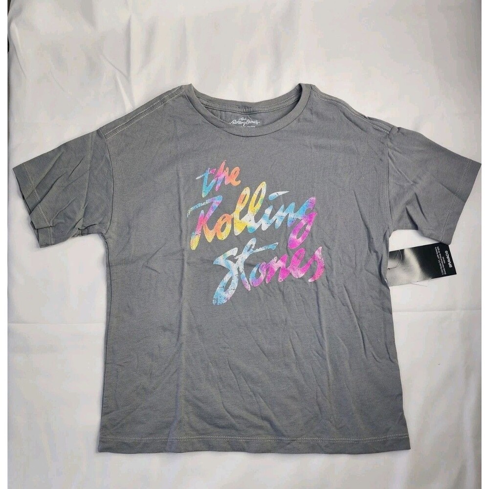 Tshirt Size 8 Girls By The Rolling Stones Gray